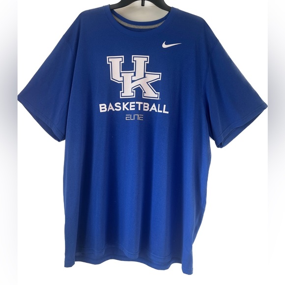 Nike Other - Nike University of Kentucky Elite Basketball Dri Fit Blue and White Size XXL